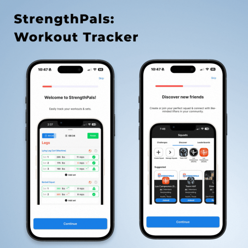 Strength Pals Workout Tracker App screenshot 3
