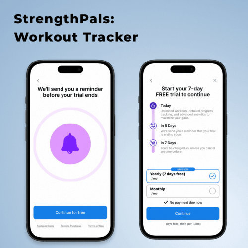 Strength Pals Workout Tracker App screenshot 1