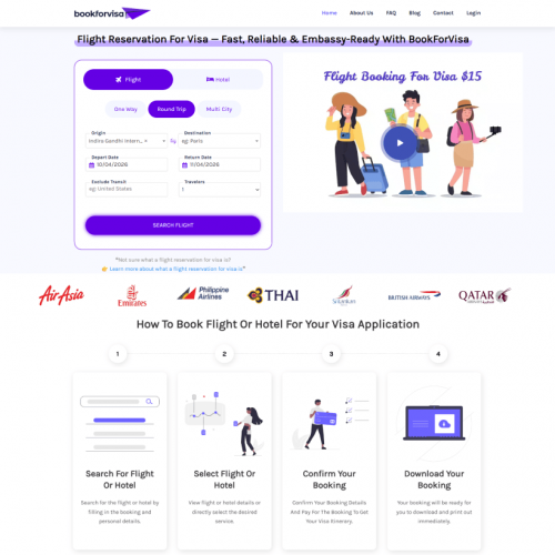 BookForVisa Book Your Tickets  screenshot 3
