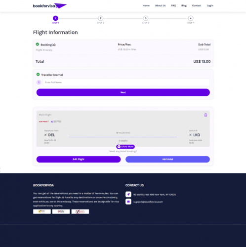 BookForVisa Book Your Tickets  screenshot 4