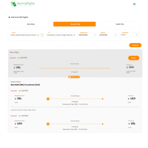 Dummy Flights screenshot 2