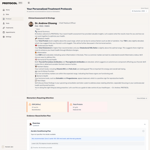 Protocol - Health Report Tracking System screenshot 2