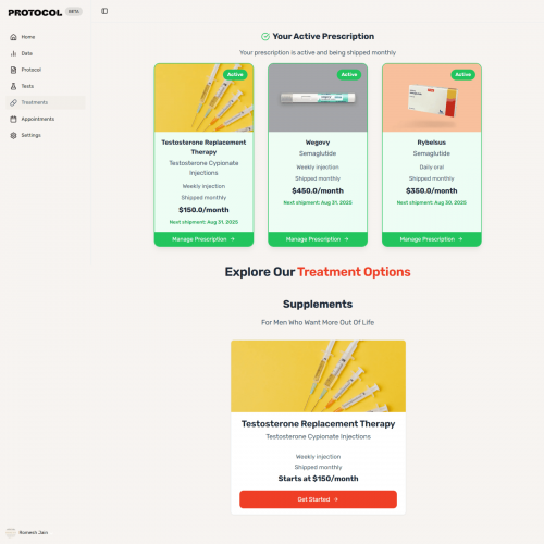 Protocol - Health Report Tracking System screenshot 1