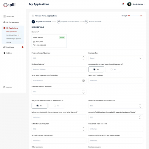 Cappli Loan Tracking Web Application screenshot 5