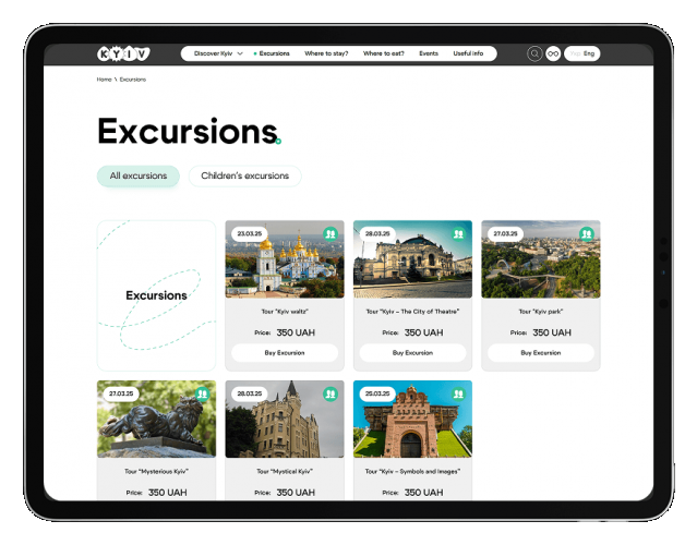 🏙️ Kyiv City Portal - A Digital Guide for Locals and Tourists screenshot 5