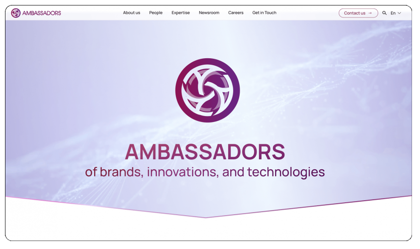 ⚖️ Ambassadors - Corporate Website for Law & IP Services screenshot 3