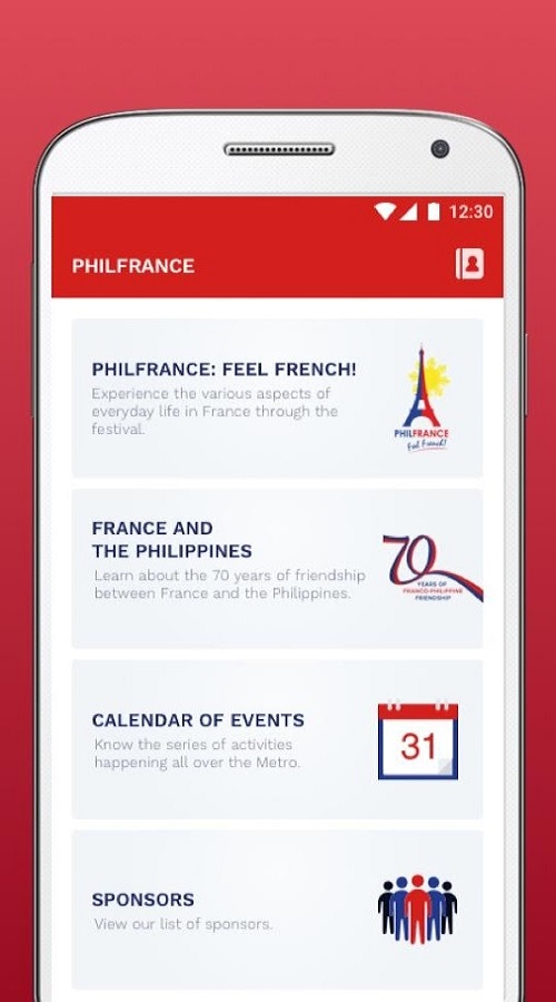 PhilFrance: Feel French! screenshot 1