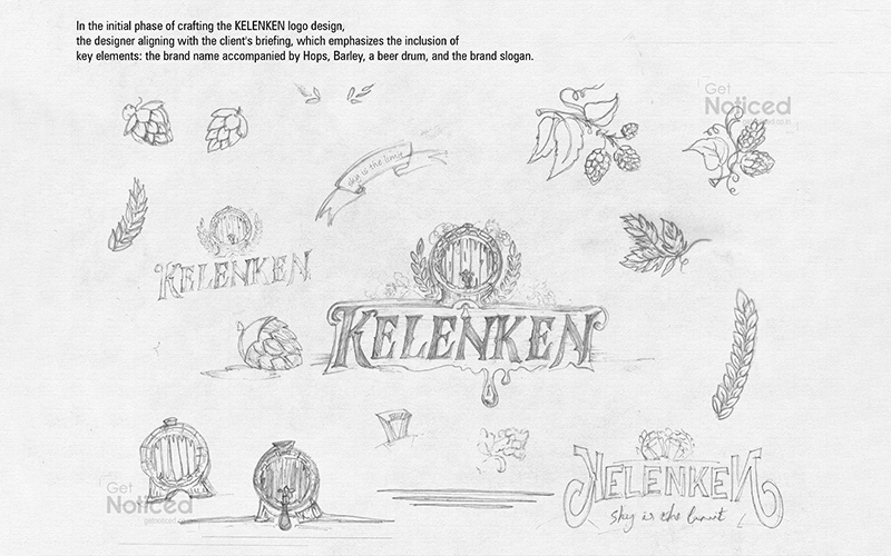Logo Design for Kelenken – Fierce Identity for Global Beer Brand screenshot 4