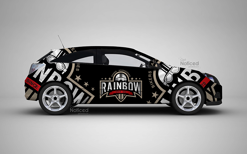 Logo Design for Rainbow – Bold Automotive Identity screenshot 2