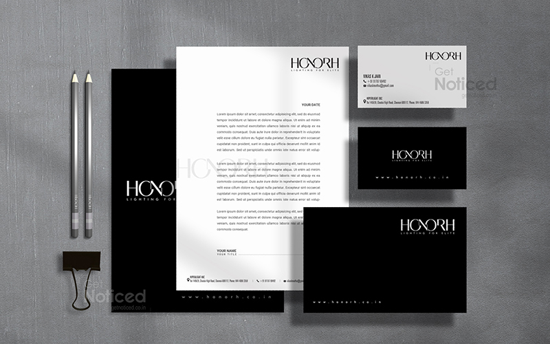 Logo Design for HONORH – Premium Identity for Modern Lighting screenshot 3