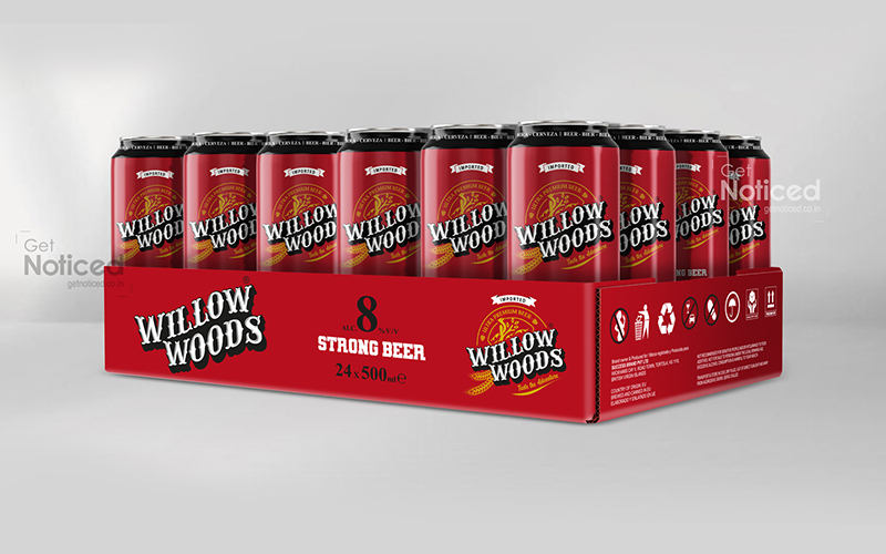 Strong Beer Can Packaging Design for Willow Woods Brewery, Malaysia screenshot 3