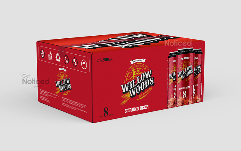 Strong Beer Can Packaging Design for Willow Woods Brewery, Malaysia screenshot 1