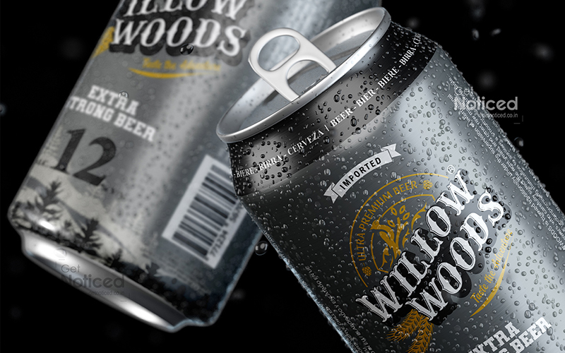 Extra Strong Beer Can Packaging Design for Willow Woods Brand, Malayasia  screenshot 4