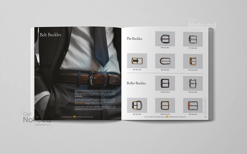 Product Catalogue Design for Metalwear – Premium Accessory Showcase screenshot 3
