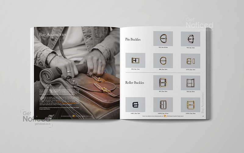 Product Catalogue Design for Metalwear – Premium Accessory Showcase screenshot 2