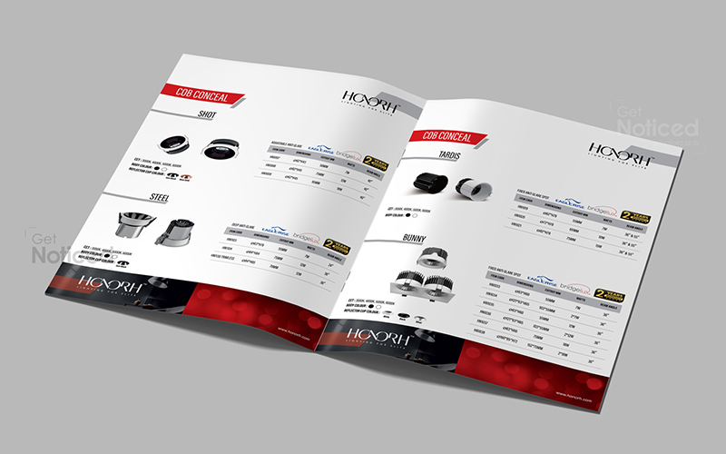 Product Catalogue Design for HONORH LED Lighting Solutions screenshot 2