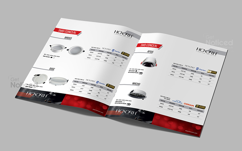 Product Catalogue Design for HONORH LED Lighting Solutions screenshot 5