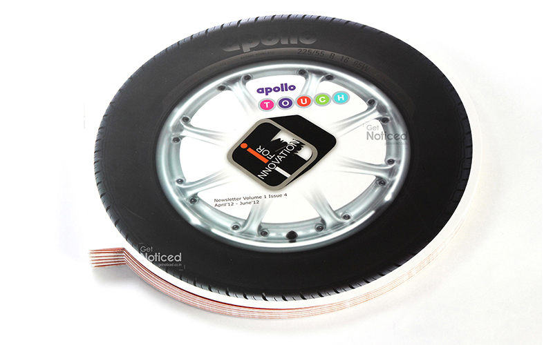Monthly Newsletter Book Design for Apollo Tyres screenshot 2