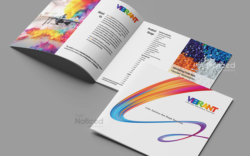 Product Catalogue Design for Vibrant Colortech – A RAL Shade Masterpiece screenshot 1
