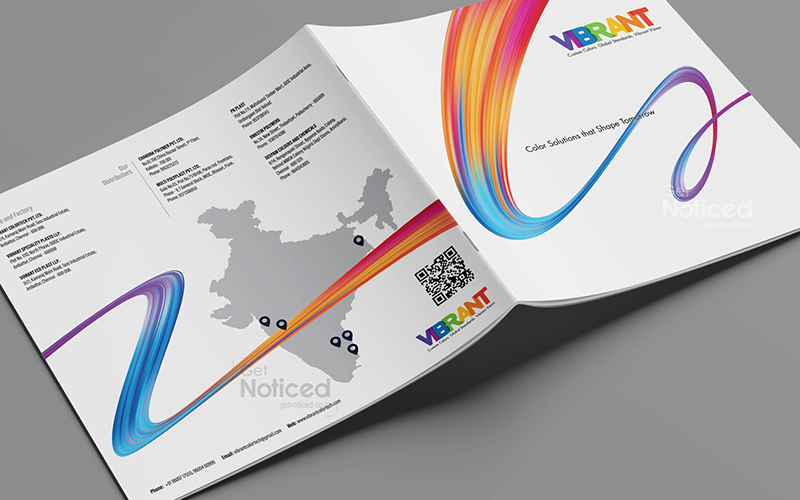 Product Catalogue Design for Vibrant Colortech – A RAL Shade Masterpiece screenshot 2