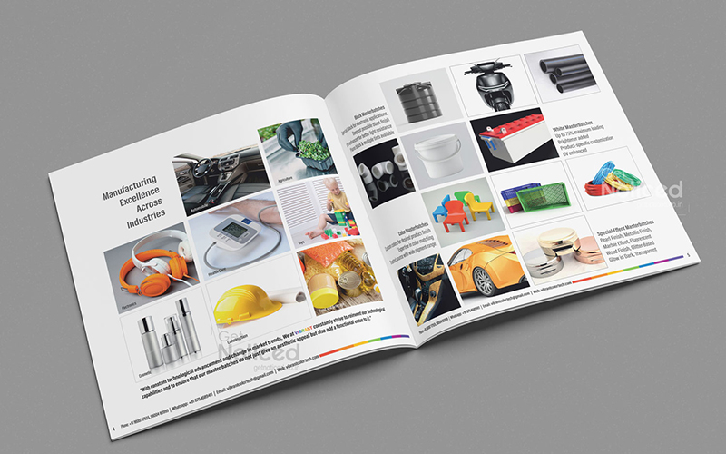 Product Catalogue Design for Vibrant Colortech – A RAL Shade Masterpiece screenshot 4