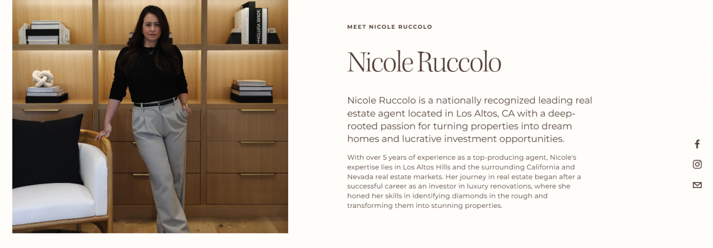 Compass Real Estate – Agent Portfolio Website screenshot 3