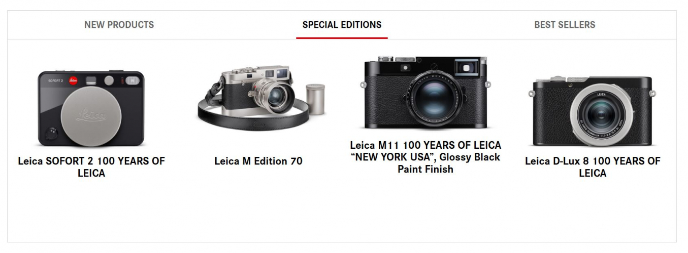 Leica Camera USA — Brand & E-Commerce Website screenshot 4