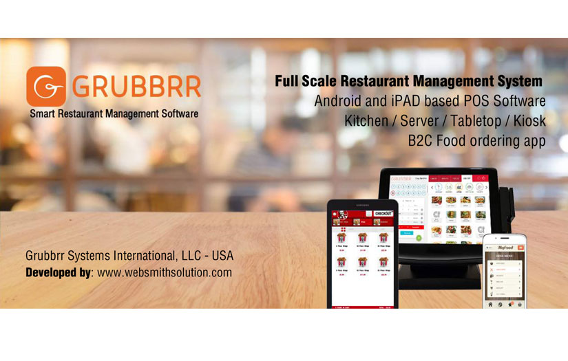Grubbrr - Restaurant Management Software - Android and iOS POS screenshot 1