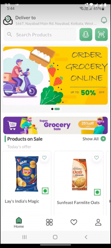 On-Demand Grocery Delivery Android Application screenshot 4