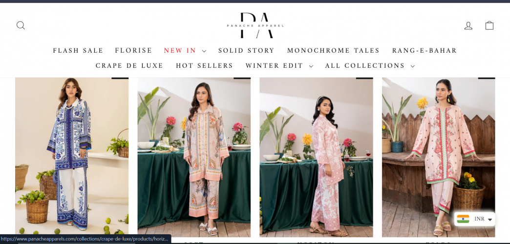 Custom Fashion Retail E-Commerce Website screenshot 2