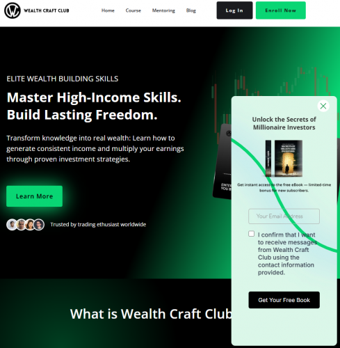 Educational Website with Course Hosting & Automation screenshot 4