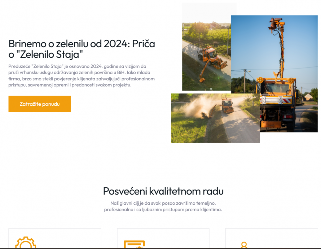 Smart Website for Landscaping & Garden Services screenshot 2