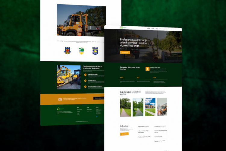 Smart Website for Landscaping & Garden Services screenshot 1