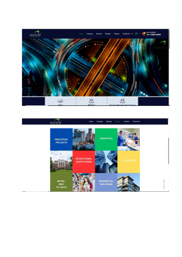 Guild Engineering Website and IT screenshot 1