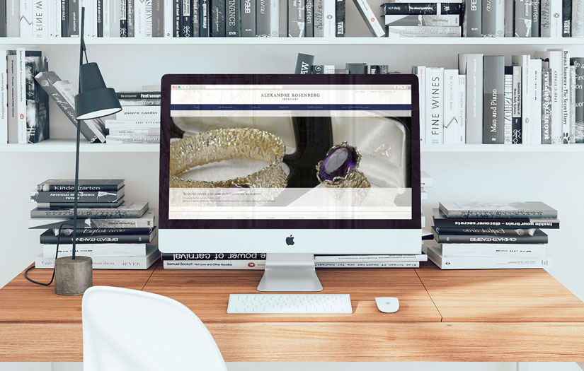 Online jewelry store screenshot 1