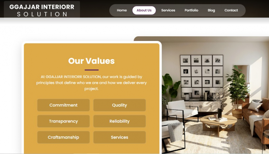 Home Interior Designing project screenshot 2