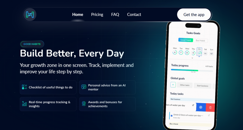ProHabit.ai — AI Habit-Tracking SaaS Platform screenshot 1