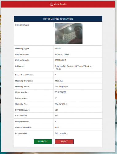 Visitor Management System Software screenshot 4