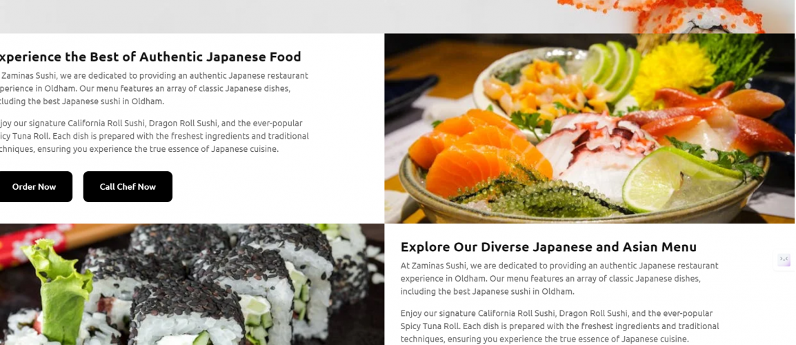 Catering Webiste For Uk Client screenshot 2