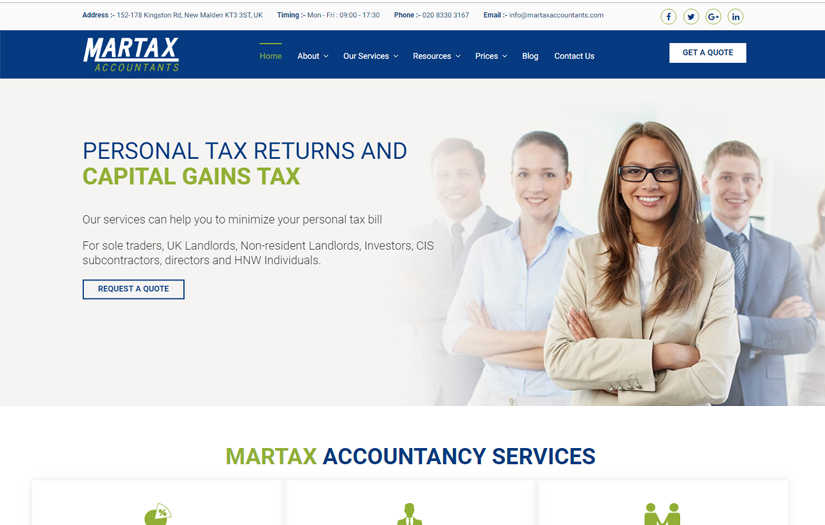 Martax Accountants screenshot 1
