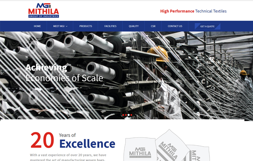 Mithila Group of Industries screenshot 1