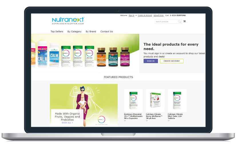 NutraNext | A Nutritional Product eCommerce Business Website screenshot 2