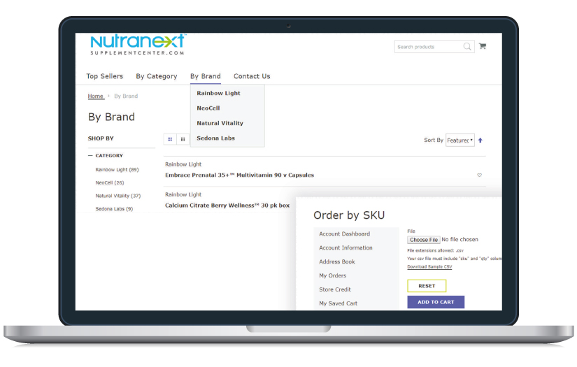 NutraNext | A Nutritional Product eCommerce Business Website screenshot 1