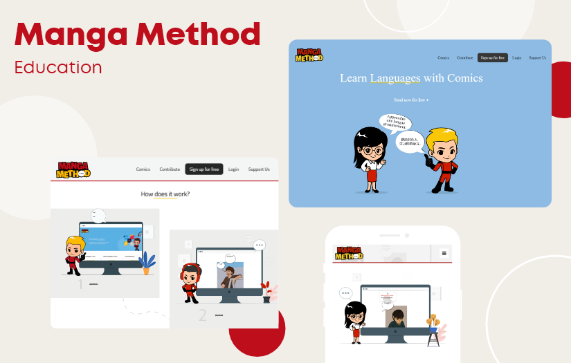 Manga Method – Custom Language Learning Platform screenshot 1