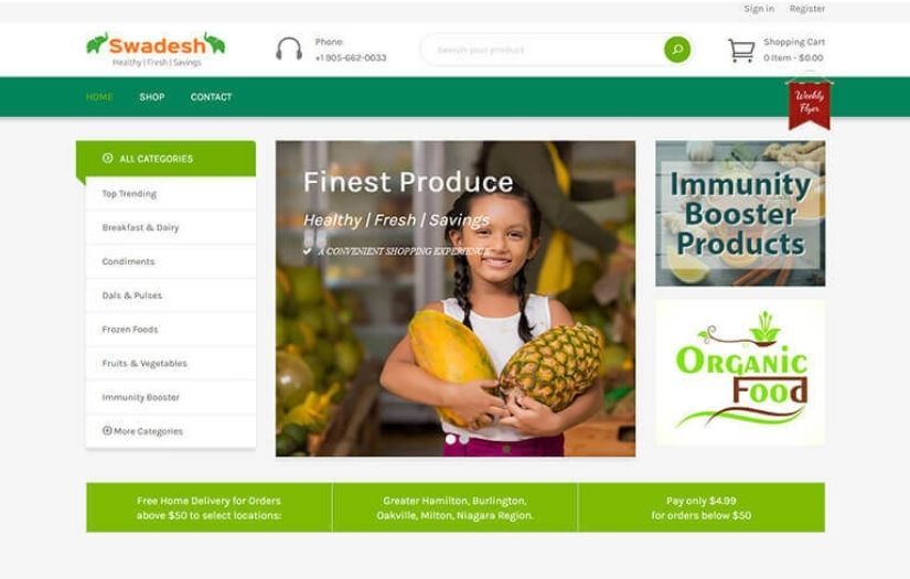 Swadesh - Online Grocery Store screenshot 1