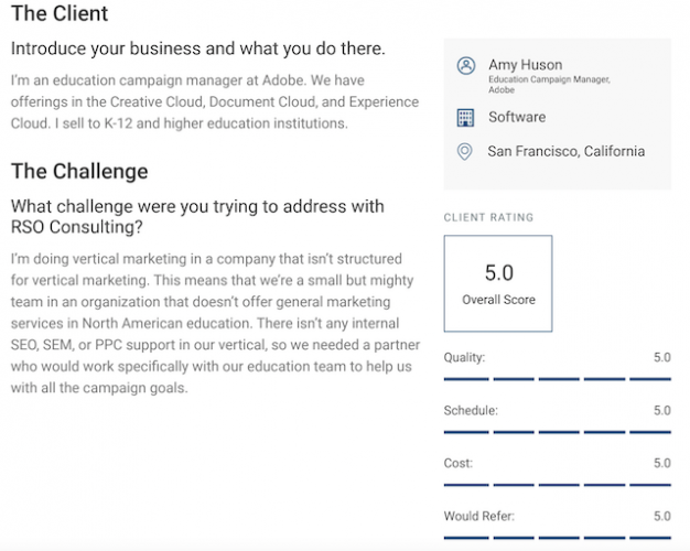 SEO & Site Quality for Computer Software Company screenshot 2
