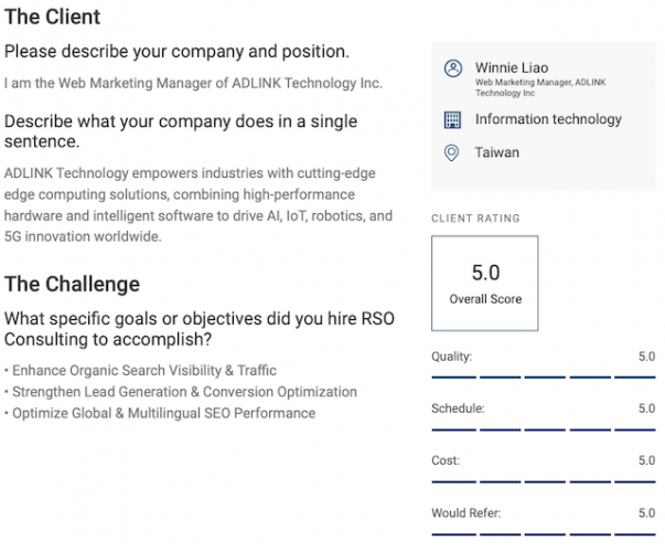 SEO Services for IT Services Company screenshot 1