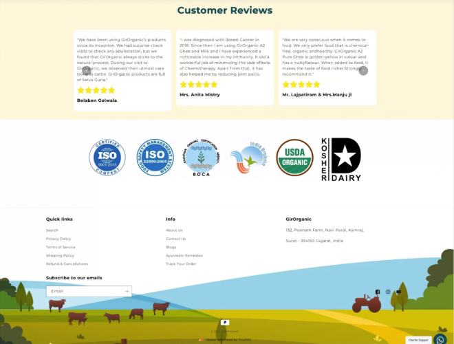 Gir Organic screenshot 1