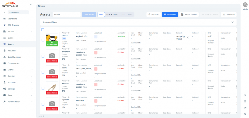 Construction Asset Management Software Development screenshot 5