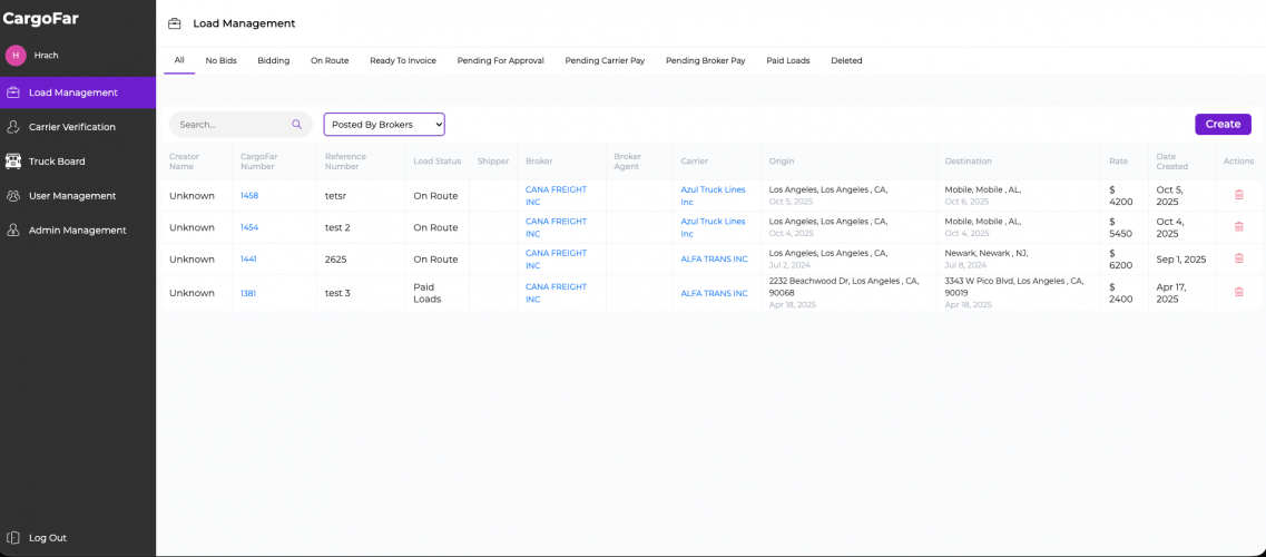 Transportation Management System Development screenshot 4